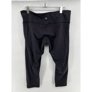Lululemon Women's Compression High Rise Crop Leggings Sz 10 Black
